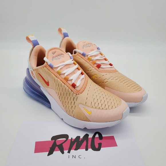 Nike Air Max 270 Washed Coral Football Grey Track - Picture 6 of 10